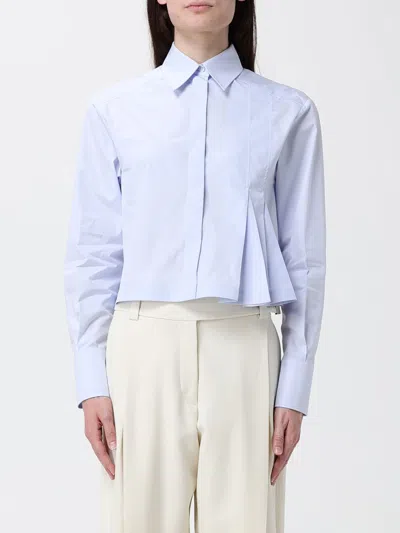 Sportmax シャツ レディース カラー アジュール In Blue