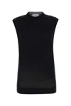 Sportmax Wool Blend Odissea Top In Black