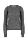 Sportmax Grey Alpaca Blend Fiamma Sweater In Grey