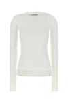 Sportmax White Stretch Nylon Top In White