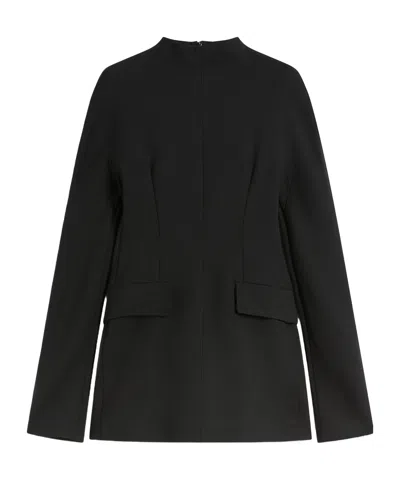 Sportmax Long Sleeve Dress In Black
