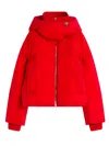 Sportmax Anti-drip Short Down Jacket In Red