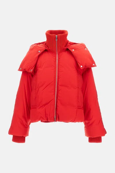 Sportmax Short Padded Jacket Glizia In Red
