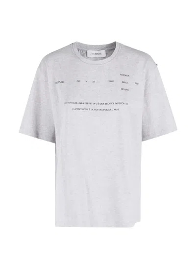 Sportmax Short-sleeve Printed T-shirt In Gray