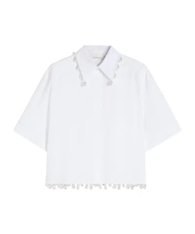 Sportmax Short Sleeve Shirt In White