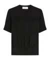 Sportmax Short Sleeve Sweater In Black