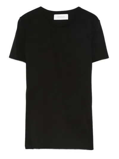Sportmax Short Sleeve T-shirt In Black