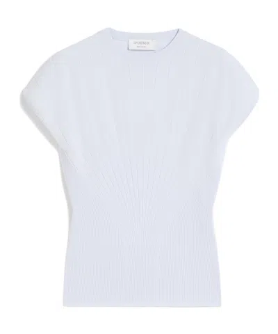 Sportmax Short-sleeved Knitwear In White