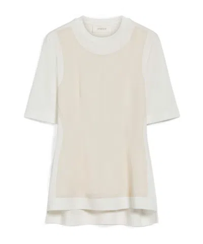 Sportmax Short-sleeved T-shirt In White