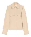 Sportmax Short Stretch Viscose Jacket In Camel