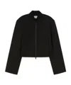 Sportmax Short Wool Coat In Black