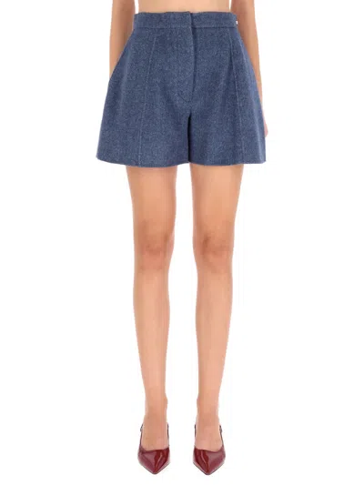 Sportmax Shorts "braiesi" In Blue
