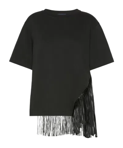 Sportmax Short-sleeved T-shirt In Black