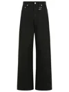 Sportmax 'siamese' Black Cotton Jeans