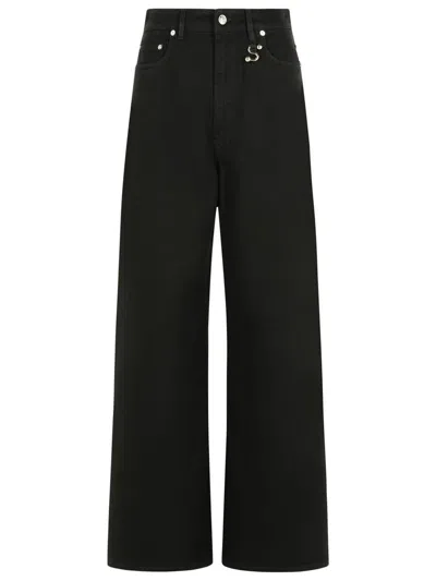 Sportmax 'siamese' Black Cotton Jeans