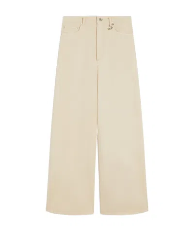 Sportmax Five Pocket Trousers In Neutral