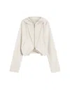 Sportmax Silk Kimono Jacket With Hood And Pockets In Animal Print