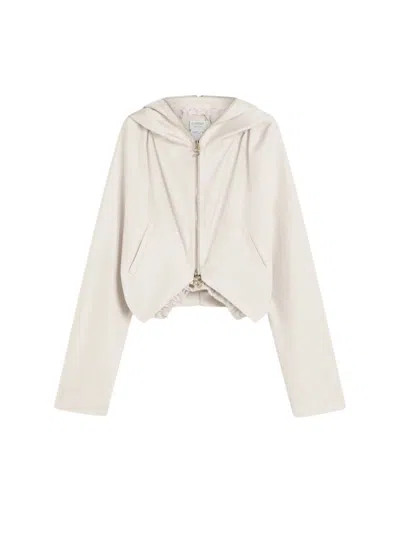 SPORTMAX SILK KIMONO JACKET - BEIGE