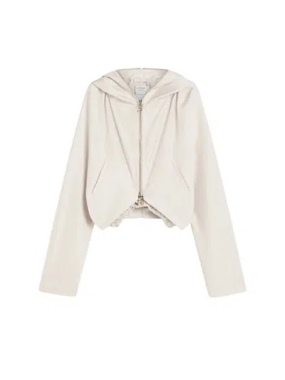 SPORTMAX SPORTMAX SILK KIMONO JACKET - BEIGE