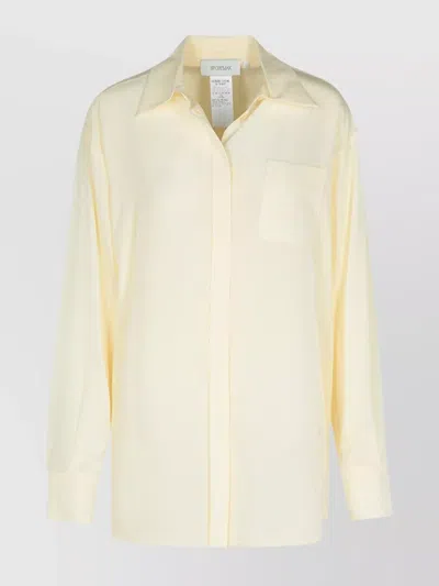SPORTMAX 'SILK SHIRT WITH LONG SLEEVES AND COLLAR'
