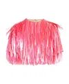 Sportmax Embellished Stretch Nylon Petalo Top In Pink