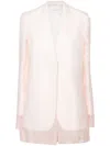 SPORTMAX SPORTMAX SILK SINGLE-BREASTED JACKET