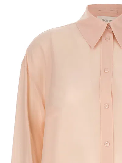 Sportmax Silk Women's Blouse In Pink
