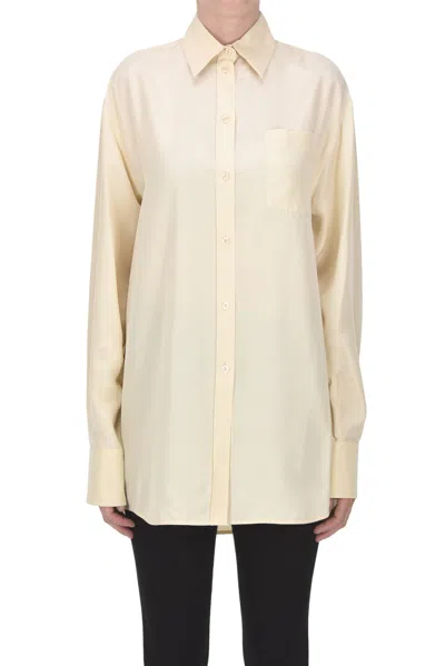 Sportmax Buttoned Long-sleeved Shirt In Neutral