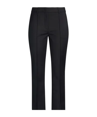 Sportmax Simple Straight-leg Trousers In Black