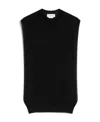 Sportmax Simple Wool Vest In Black