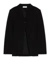 Sportmax Single-breasted Blazer In Stretch Viscose In Black