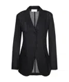 Sportmax Single-breasted Casual Jacket In Black