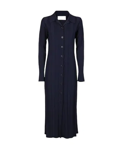 Sportmax Single-breasted Dress In Black