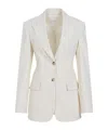 Sportmax Single-breasted Two-button Jacket In White