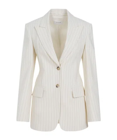 SPORTMAX SPORTMAX	STRIPED SINGLE-BREASTED JACKET