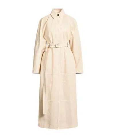 Sportmax Single-breasted Belted Trench Coat In Pink