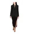 Sportmax Single-breasted Blazer In Black