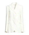 Sportmax Single-breasted Blazer In White