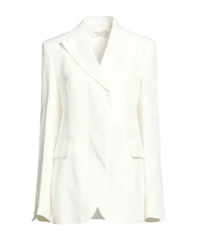 Sportmax Single-breasted Blazer In White