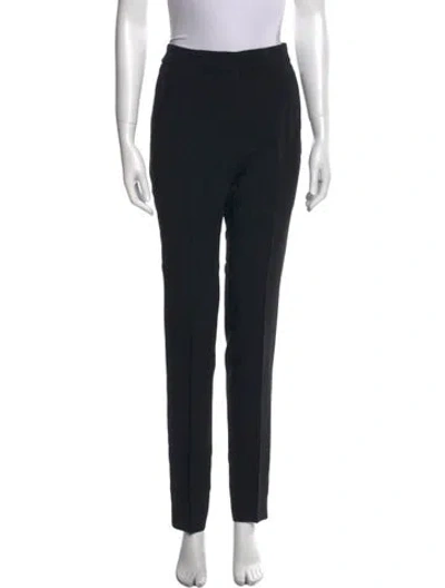 Pre-owned Sportmax Skinny Leg Pants In Black