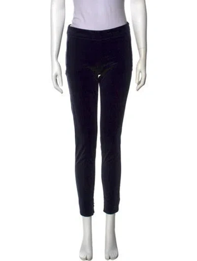 Pre-owned Sportmax Skinny Leg Pants In Black