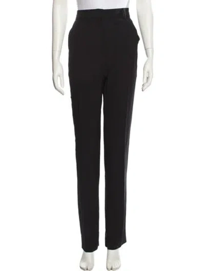 Pre-owned Sportmax Skinny Leg Pants In Black