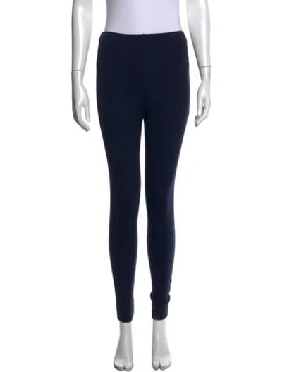 Pre-owned Sportmax Skinny Leg Pants In Blue