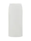 Sportmax Skirt In Bianco