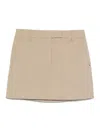 Sportmax Neutral Skirts In Neutral