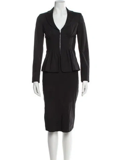 Pre-owned Sportmax Skirt Set In Black
