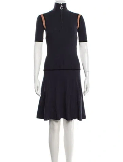 Pre-owned Sportmax Skirt Set In Blue