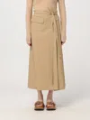 SPORTMAX 半身裙 SPORTMAX 女士 颜色 米色,F55792022