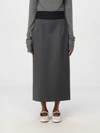 Sportmax Skirt  Woman Color Grey In Grau