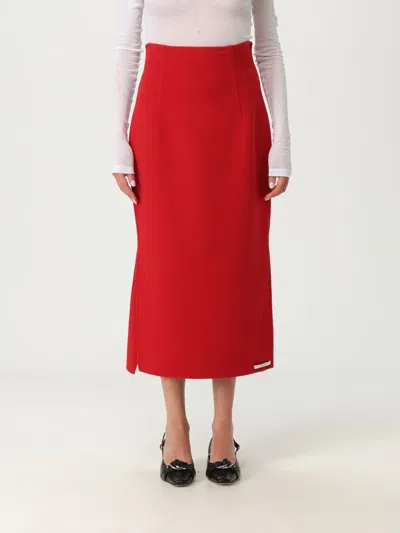 Sportmax Gonna  Donna Colore Rosso In Red